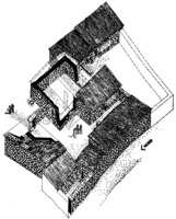 Изометрическое изображение «священного квартала» I в. по Р. Х.