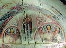 Богоматерь с архангелами. Роспись ц. Мерьемана в Гёреме. XI в.
