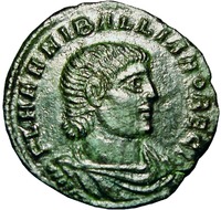 Аннибаллиан Младший, царь Каппадокии. Аверс монеты. 336–337 гг. до Р. Х.