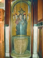 Каменный водонос в ц. вмч. Георгия Победоносца в Кафр-Кане