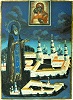 Прп. Нил Столобенский. Икона. Кон. XVIII — нач. XIX в. (ЦАК МДА)