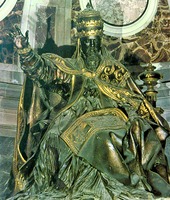 Урбан VIII, папа Римский. 1627–1647 гг. Скульптор Ж.-Л. Бернини (собор св. Петра в Риме)