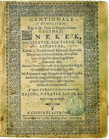 Cantionale catholicum. Титульный лист. Сост. Я. Кайони. Чикшомьо, 1676
