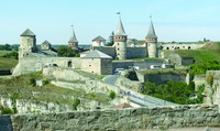 Крепость в Каменце-Подольском. Фотография. 2008 г.