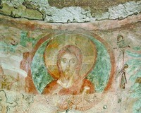 Христос Пантократор. Роспись ц. Санта-Мария-форис-Портас