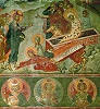 Воскрешение прав. Лазаря. Роспись ц. свт. Афанасия Великого \"ту Музаки\" в Кастории. 1383/84 г.