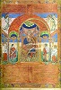 Кор. Карл Лысый. Миниатюра из «Золотого кодекса» аббатства св. Эммерама (Münch. Clm. 14000. Fol. 5v). Ок. 870 г.