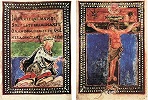 Кор. Карл Лысый перед Распятием. Миниатюра из Молитвенника Карла Лысого. 60-е гг. IX в.