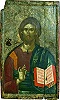 Христос Пантократор. Икона. 2-я пол. XIV в. (Византийский музей в Кастории)