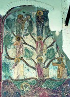 Древо Иессеево. Роспись ц. Пресв. Богородицы Мавриотиссы. 1259–1264 гг.