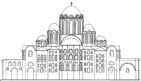 Софийский собор. 1037 г. Реконструкция Ю. С. Асеева