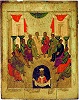 Сошествие св. Духа. Икона. 2-я четв.— сер. XV в. (ГТГ)