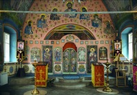 Интерьер храма Толгской иконы Божией Матери Высоко-Петровского мон-ря
