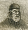 Керженский монах. Гравюра с рис. А. П. Мельникова. Кон. XIX в. (ГПИБ)