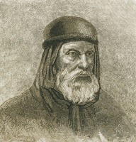 Керженский монах. Гравюра с рис. А. П. Мельникова. Кон. XIX в. (ГПИБ)