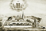 Вид Кашинского Сретенского мон-ря. Литография П. Иванова. 1839 г. (ГИМ)