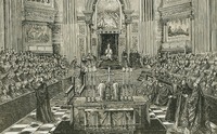 I Ватиканский Собор. 1869–1870 гг. Гравюра. 1873 г.