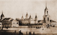 Киево-Братский мон-рь и Киево-Могилянская академия. 1840–1841 гг. Литография с рис. Н. Думитрашкова