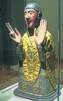 Бюст-реликварий свт. Кесария Арелатского. XII в. (ц. Сан Сюльпис в Море, Франция)