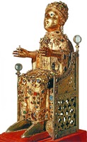 Св. Вера из Конка. Реликварий. Кон. IX–Х в. (сокровищница аббатства Конк)