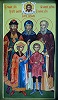 Угличские святые. Икона. Нач. XXI в. (Воскресенский собор в Угличе)