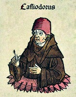 Магн Аврелий Кассиодор. Гравюра H. Schedel. Liber Chronicarum. 1493. Fol. 143v (РГБ)