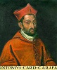 Кард. Антонио Карафа. Портрет. Кон. XVI в. Неизвестный художник (частное собрание)