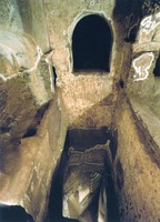 Световой колодец в катакомбах Присциллы