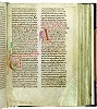 Картулярий из бенедиктинского мон-ря Абингдон. XII в. (Lond. Brit. Lib. Cotton. Claudius. C. IX. Fol. 11r)