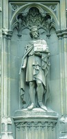 Кор. Этельберт I. Скульптура собора Христа в Кентербери. 1870 г.