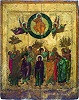 Вознесение. Икона. 2-я четв.— сер. XV в. (ГТГ)
