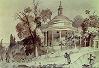 Аскольдова могила. Худож. Т. Шевченко. 1846 г. Сепия, акварель (ГПИБ)