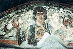 Образ усопшей с сыном. Фрагмент росписи ниши в Кеметериум-Маюс. 2-я четв. IV в.