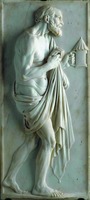 Диоген. Барельеф. XVIII в. Мастера О. Пажуа, Ж. Сали (Музей искусств, Валансьен, Франция)