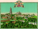 Успенская Киево-Печерская лавра. Литография. Кон. XIX в. (ГЛМ)