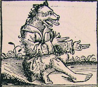 Кинокефал. Гравюра (Schedel H. Liber chronicarum. 1493) (РГБ)