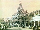 Вход в Ближние пещеры лавры. Литография В. Ф. Тимма. 1859 г. 