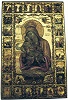 Киккская икона Божией Матери, с клеймами Акафиста Пресв. Богородицы. Ок. 1791 г. Мастер И. Корнарос (ц. Пресв. Богородицы Хрисополитиссы, Ларнака)