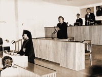 Заседание парламента Кипрской республики. Фотография. 1960 г.