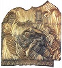 Оклад Киккской иконы Божией Матери. 1576 г. Мастер Г. Тумазос (Музей Киккского мон-ря)