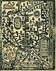 План Ближних (Антониевых) пещер. Патерик, или Отечник, Печерский. К., 1661 (РГБ)
