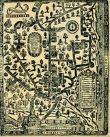 План Ближних (Антониевых) пещер. Патерик, или Отечник, Печерский. К., 1661 (РГБ)