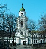 Колокольня Киевского во имя святых Флора и Лавра мон-ря. Фотография. 2013 г.