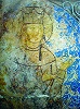 Царица Тамара. Фрагмент ктиторской композиции из кафоликона во имя свт. Николая Чудотворца. Нач. XIII в.