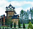 Церковь Явления Пресв. Богородицы прп. Сергию Радонежскому Килемарской Богородице-Сергиевой пуст. Фотография. 2012 г.