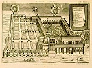 Аббатство Сен-Корней Компьень. Гравюра из серии «Monasticon Gallicanum». Кон. XVII в.