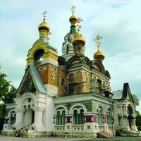 Церковь во имя прп. Сергия Радонежского в Чапаевске. 1916–1919 гг. Фотография. 2012 г.