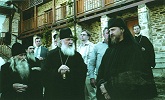 Посещение Патриархом Кириллом скита Ксилургу. Афон. 2013 г.