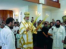 Освящение митр. Кириллом храма во имя прп. Сергия Радонежского в Мидранде (пригород Йоханнесбурга, ЮАР). 2 марта 2003 г. 
