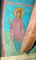 Мц. Иулитта. Роспись наоса ц. Вознесения мон-ря Дечаны. 1348–1350 гг.